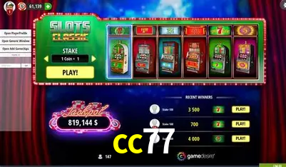 Descubra o Mundo do Cassino Online com cc77